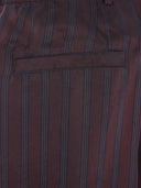 Dries Van Noten Penn Wide Leg Trousers In Striped Twill