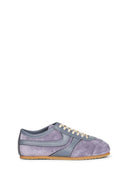 Dries Van Noten Mauve Sneaker in pelle scamosciata