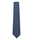 Kiton Polka Dot Print Silk Tie