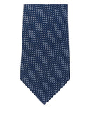 Kiton Polka Dot Print Silk Tie