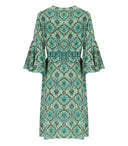 Pahiesa Formentera Green Wrap Dress