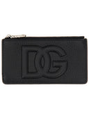 Skórzany uchwyt na karty Dolce & Gabbana