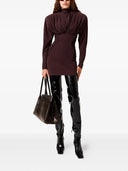 Stella McCartney Abito a collo alto corto con volant
