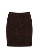 Stella Mccartney Snakeskin Jacquard Skirt