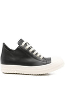 Zapatillas de encaje de cuero rick owens