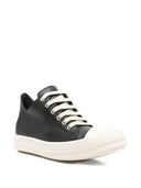 Zapatillas de encaje de cuero rick owens