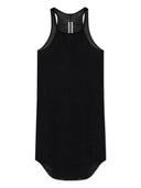 Rick Owens Ribbed Tank Top With Racerback Neckline
