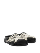 Rick Owens Leather Loafers With Crisscross Detail