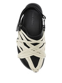 Rick Owens Leather Loafers With Crisscross Detail