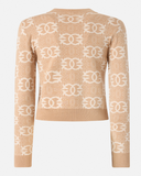 Pinko Gypsies Cropped Jacquard In Tu