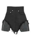 Rick Owens Drkshdw Shorts With Frayed Edges
