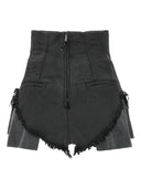 Rick Owens Drkshdw Shorts With Frayed Edges