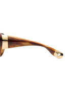 Jean Paul Gaultier Brown Parisian Cat Sunglasses