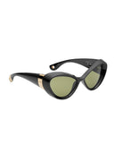 Jean Paul Gaultier Black Parisian Cat Sunglasses