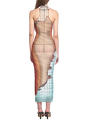 Jean Paul Gaultier Long Fiery Dress