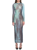 Jean Paul Gaultier Women`s Long Blue Dress