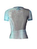 Jean Paul Gaultier Baby Mesh T Shirt With "Water" Print