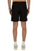 Msgm Short With Logo