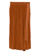 Lanvin Pleated Skirt With Ribbon