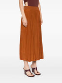 Lanvin Pleated Skirt With Ribbon