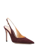 Gianvito Rossi 95mm Suede Slingback Pumps