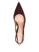 Gianvito Rossi 95mm Suede Slingback Pumps