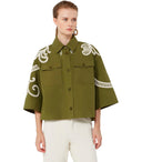 Max Mara Weekend Como Grüne Hemdjacke