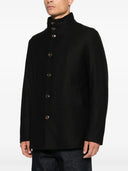 Montecore Men`s Lightweight Down Padded Jacket In Black
