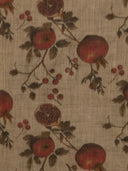 Uma Wang Pomegranate Print Virgin Wool Scarf