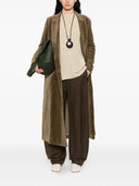 Uma Wang Camelot Double Breauaken Rippenmantel