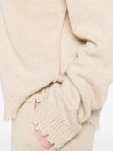 Uma Wang Cashmere Pullover mit Fransen Saum
