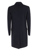 Zlewiony płaszcz z podwójnym piersi