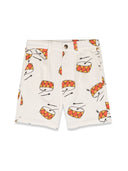 Bobo Choses Play The Drum All Over Denimbermuda Shorts