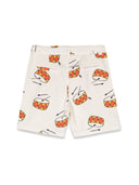 Bobo Choses Play The Drum All Over Denimbermuda Shorts