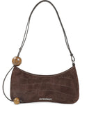 Jacquemus The Pearl Kiss Crocodile Effect Shoulder Bag