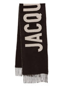 Jacquemus Scarf With Embroidered Logo