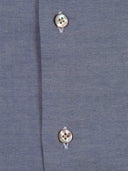 Mazzarelli Camicie Camicia en coton Oxford Blu Slim Fit