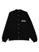 Jacquemus die Grosgrain -Strickjacke mit Applikat