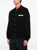 Jacquemus die Grosgrain -Strickjacke mit Applikat