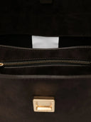 Themoire Snap Closure Tote Bag