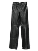 Haikure leren broek met panelen