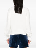 Casablanca Crewneck Sweater With Mushroom Embroidery