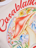 Casablanca Printed Crop T Shirt