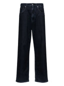 Mm6 Maison Margiela Jeans Med Logotyp Applikation
