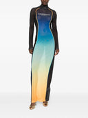 Casablanca Long Dress With A Gradient Effect