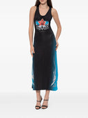 Casablanca Blades Slinky Midi Dress
