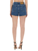 Moschino Jeans Denim Bermuda Shorts