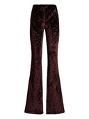 Etro Flared Trousers With Jacquard Effect