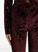 Etro Flared Trousers With Jacquard Effect