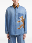 Camicia Marni in denim con applique